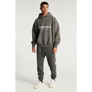 Essentials FEAR OF GOD Gray Track Sweat Lounge Pants   Mens Size Large